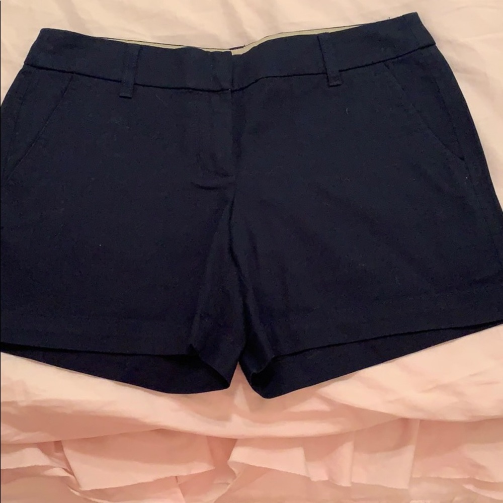 4” J. Crew Chino Shorts (navy)